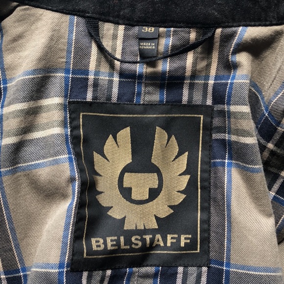 Belstaff 2012 Black Waxed Cotton Roadmaster Jacket Size 38 - Picture 6 of 12